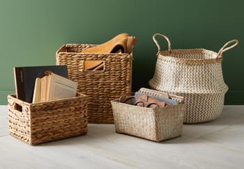 Natural Seagrass Rectangular Basket – Panama