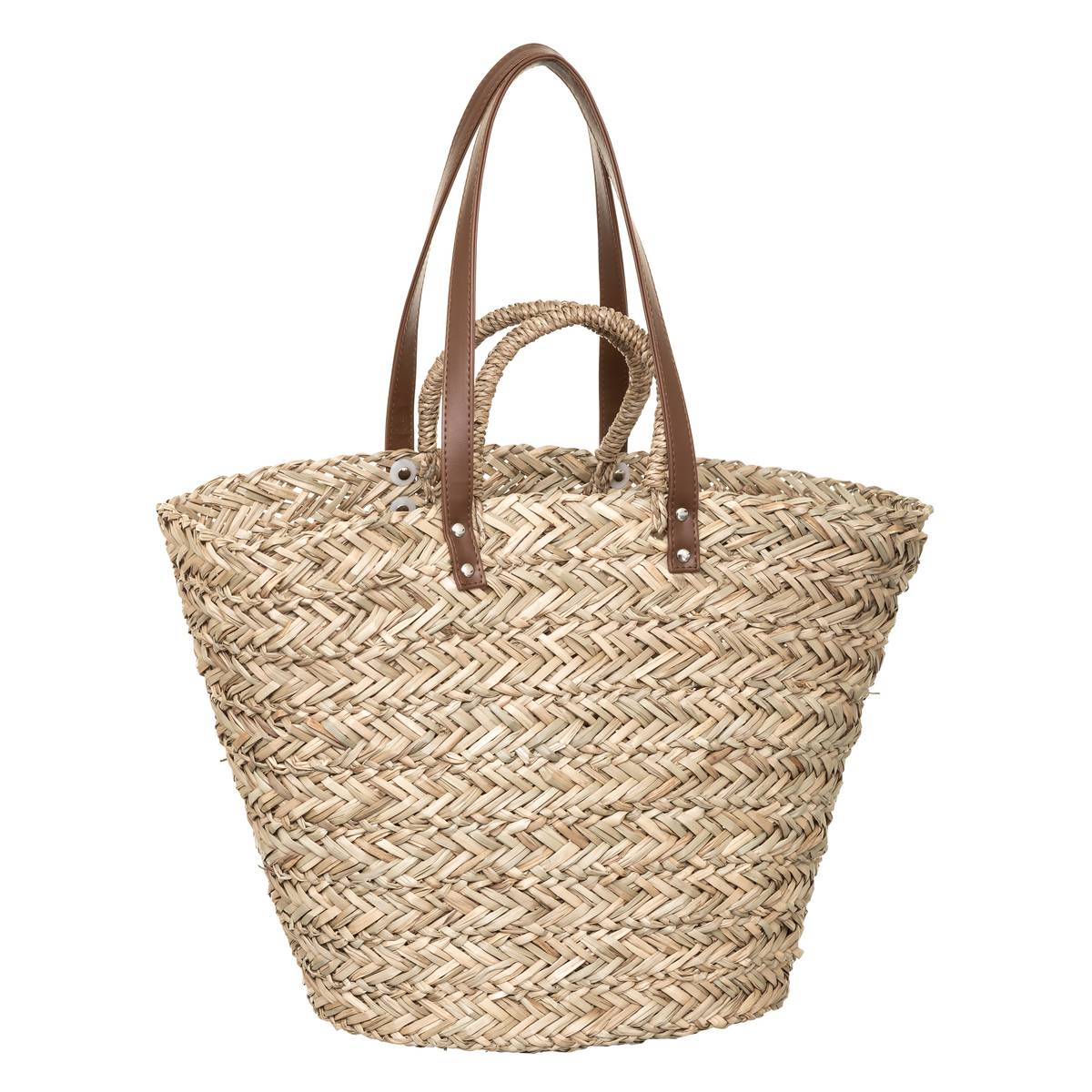 Wicker Basket with Handles
