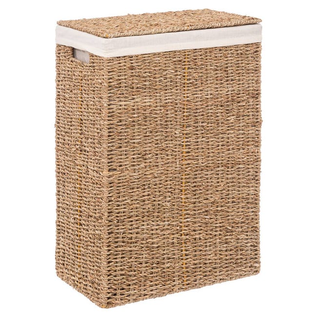 40L Wicker Laundry Basket