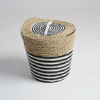 Natural Weave Bathroom Bin