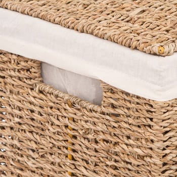 40L Wicker Laundry Basket